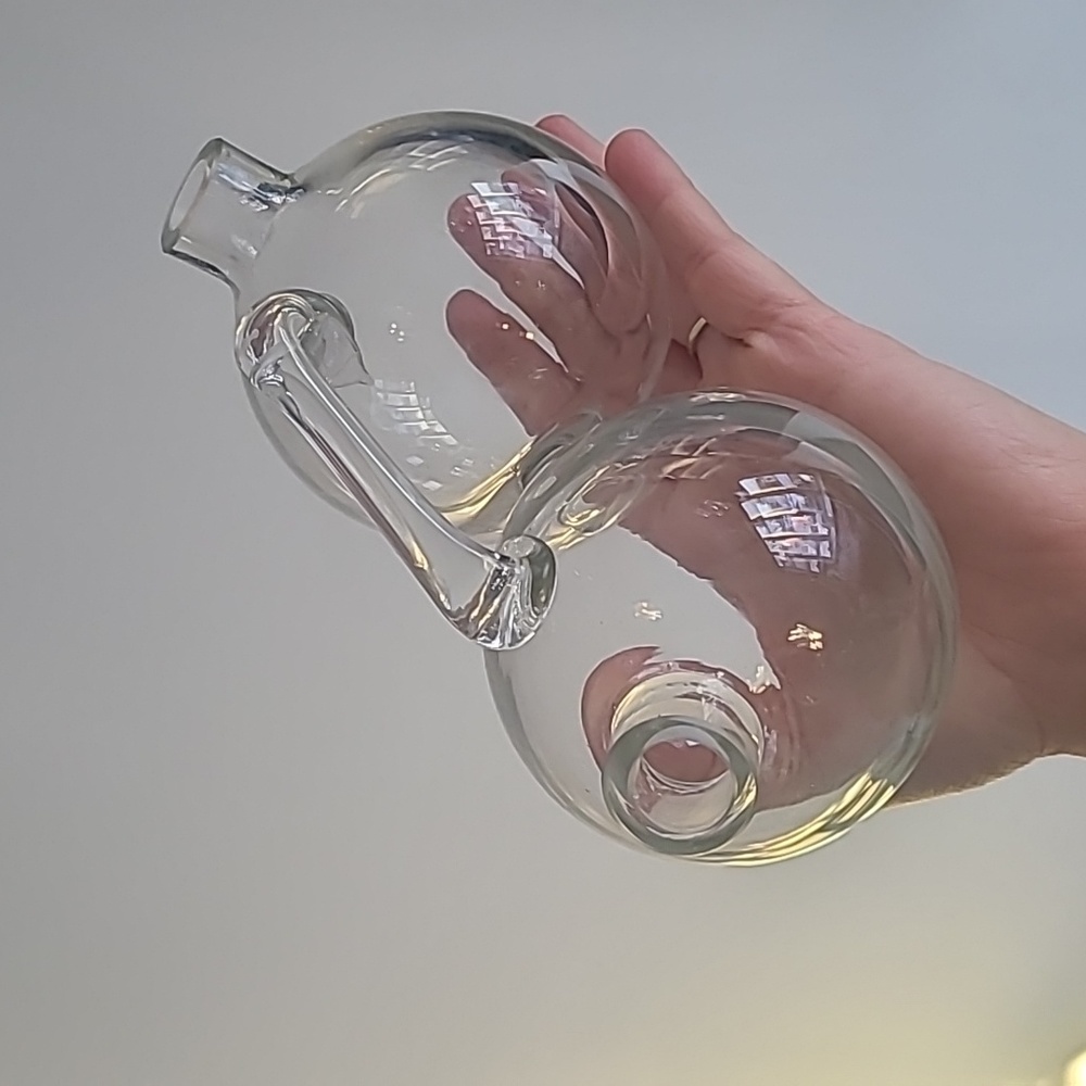 Vintage glass propagation vase - Picture 3 of 9